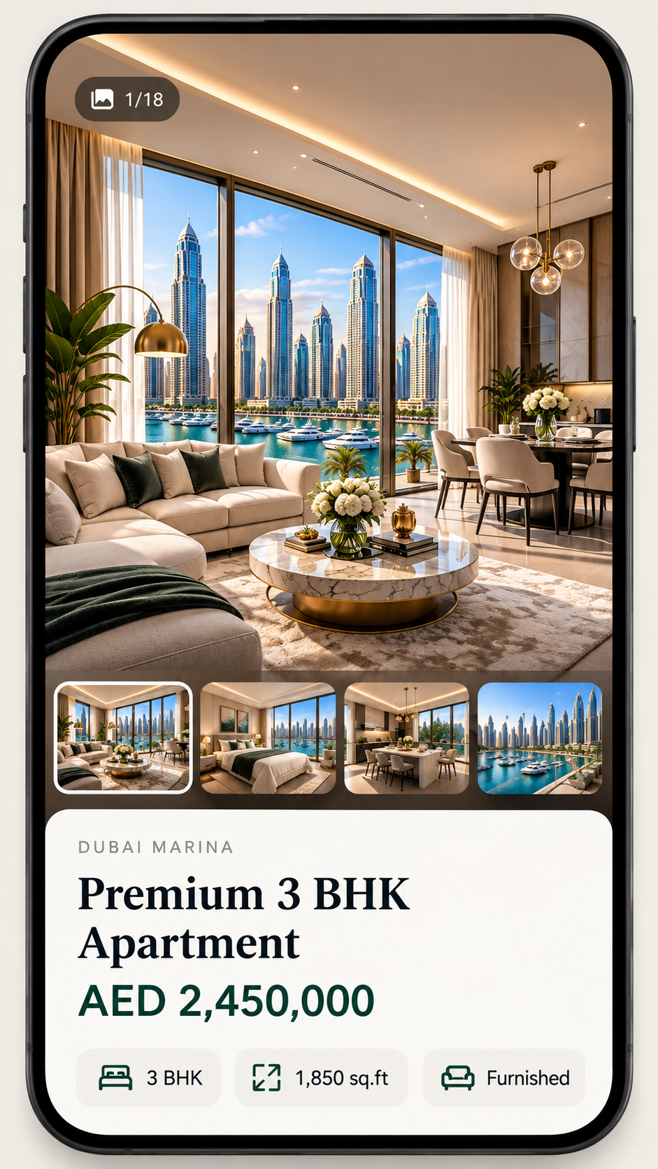 Full screen property gallery